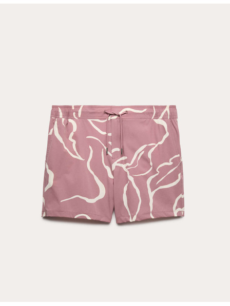 Marks & Spencer Gyorsan száradó virágos fürdőshorts Marks & Spencer rózsaszín