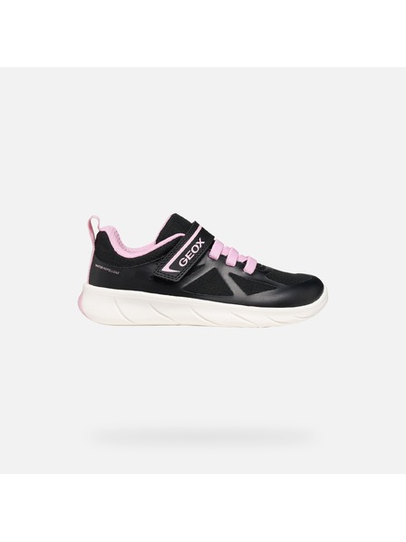 Geox Fekete lány sneaker Geox Foot-run