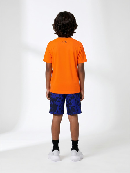 Under Armour Fiú szett Under Armour UA TECH PRINTED SS SHORT SET-ORG