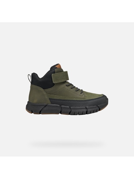 Geox Khaki fiú bakancs Geox Flexyper