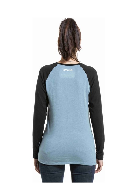 Meatfly Meatfly női merino póló Grace Cloud / Black