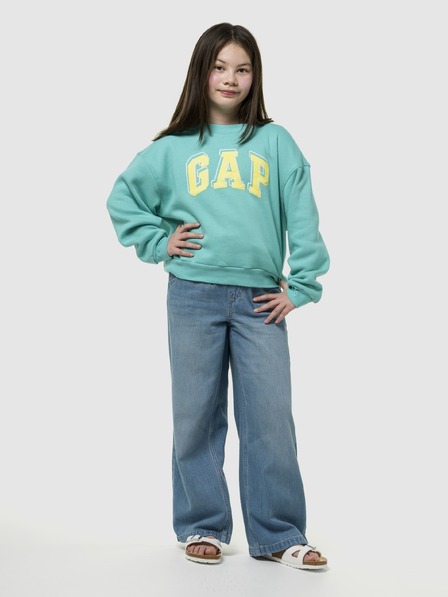 GAP Gyerek oversize pulóver logóval GAP