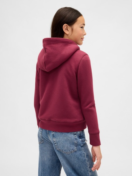 GAP Gyerek bélelt Logo Fleece pulóver GAP