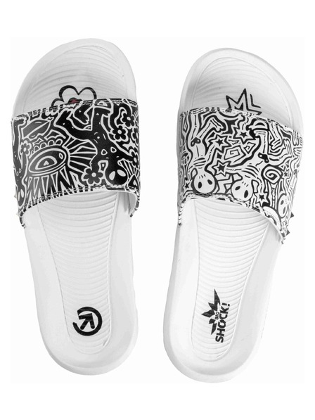 Meatfly Meatfly papucsok Tonny Big Shock White / Black