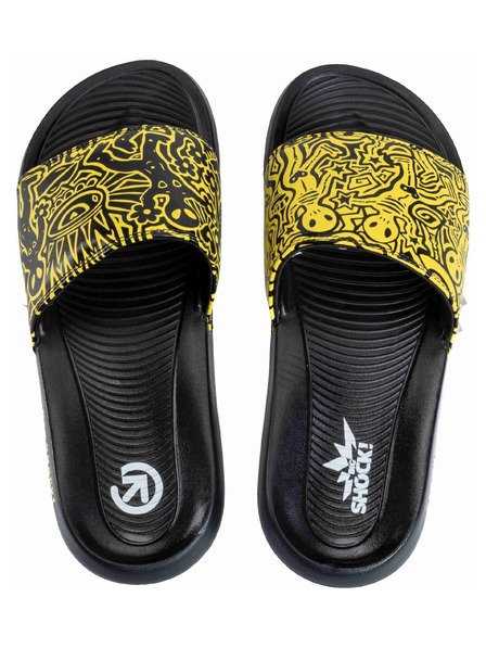 Meatfly Meatfly papucsok Tonny Big Shock Black / Yellow