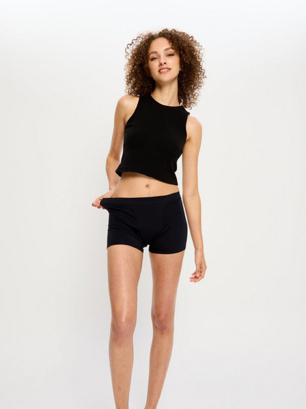 Modibodi Készlet kettőből - menstruációs fehérnemű Modibodi Soft Stretch Seamless Boyshort Super