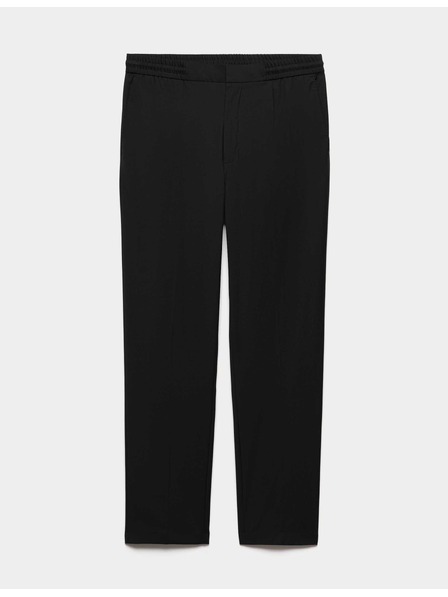 Marks & Spencer Funkcionális, összehajtható öltöny nadrág enyhén figurázott szabásban Marks & Spencer fekete