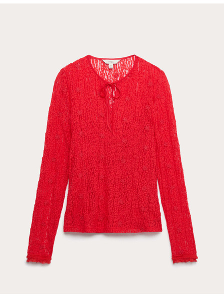 Marks & Spencer Csipke top nyak kötéssel Marks & Spencer piros
