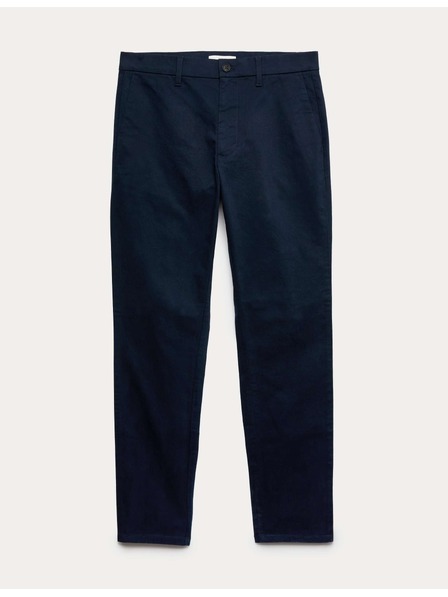 Marks & Spencer Marks & Spencer Stretch Chino Slim Fit nadrág sötétkék