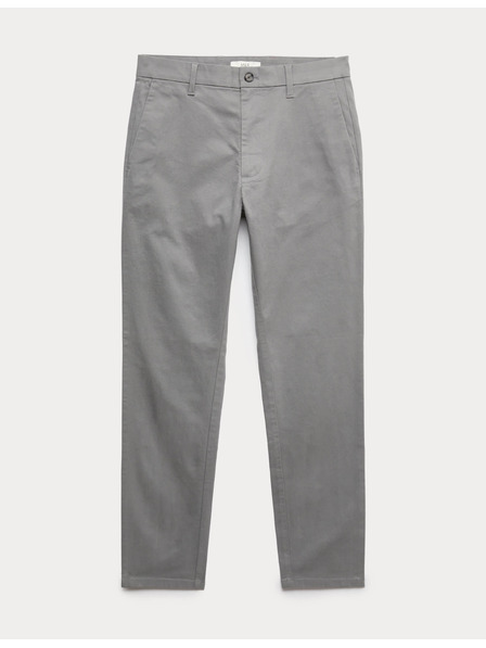 Marks & Spencer Marks & Spencer sztreccs chino nadrág Slim fit szürke
