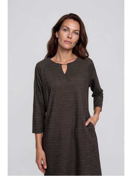Moodo Elegáns barna ruha Moodo