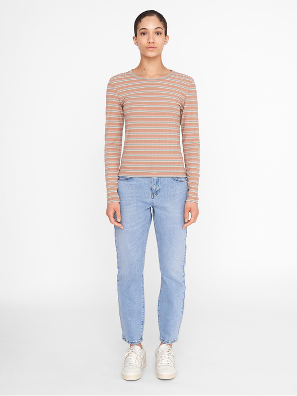 Noisy May Barna csíkos póló Noisy May Stevie