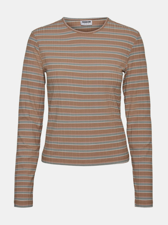 Noisy May Barna csíkos póló Noisy May Stevie