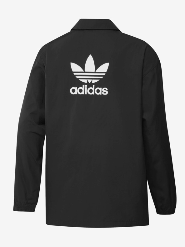 adidas Originals Fekete adidas Originals Coach Jacket Férfi könnyű ingkabát