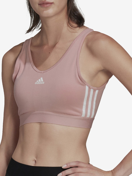 adidas Performance Világos rózsaszín sportmelltartó adidas Performance