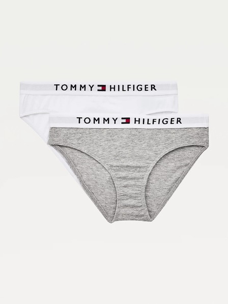 Tommy Hilfiger Underwear Két darabos lánynadrág szett fehér és szürke színben Tommy Hilfiger alsónemű