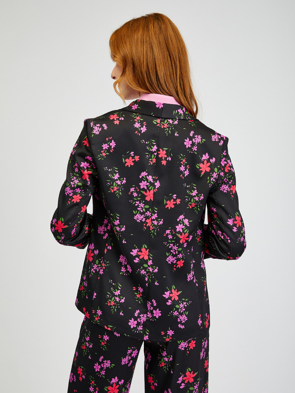 Orsay ORSAY fekete virágmintás női blézer