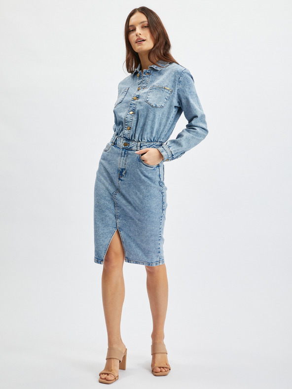 Orsay ORSAY világoskék női farmerruha