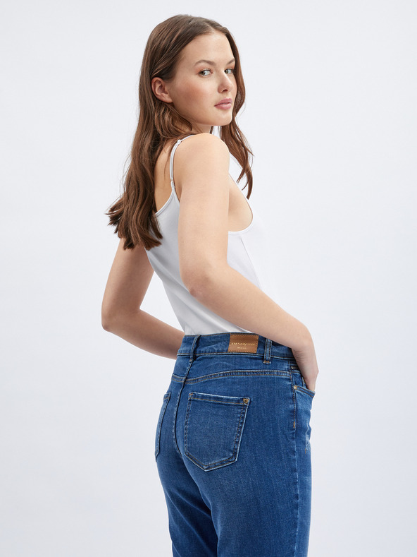 Orsay ORSAY sötétkék boyfriend női farmer