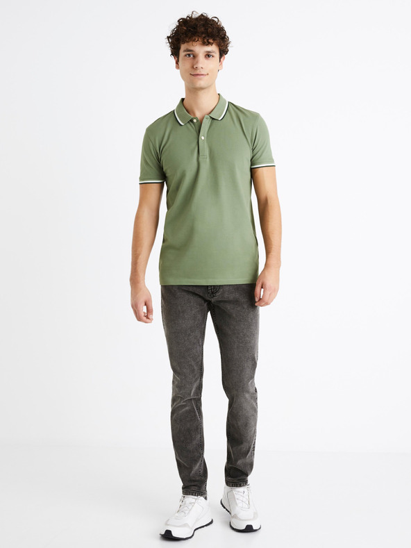 Celio Sötétszürke férfi karcsúsított farmer Celio C25 Dosley25