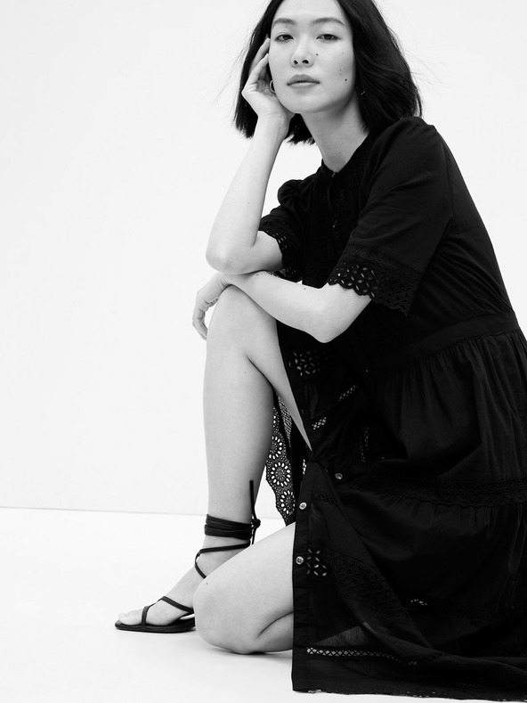 GAP Midi ruha madeirával GAP