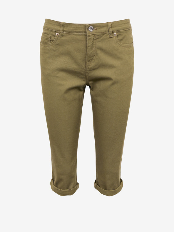 Orsay ORSAY khaki színű rövidített női farmer