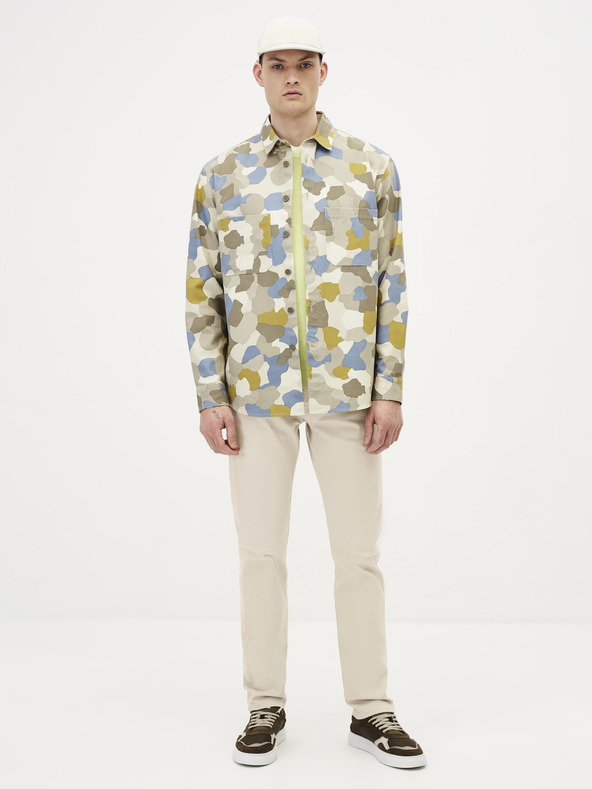 Celio Krémszínű egyenes szabású farmer Celio Jopry