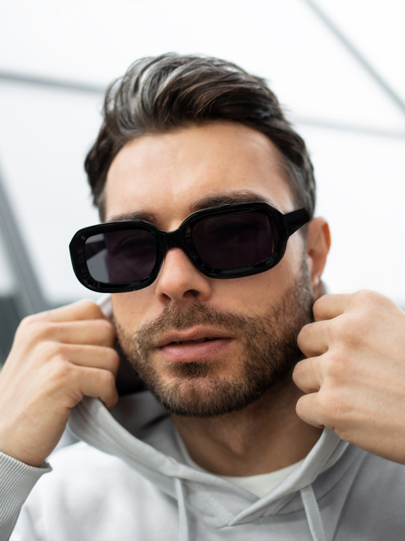 VEYREY VeyRey Napszemüveg Square Helmi Fekete