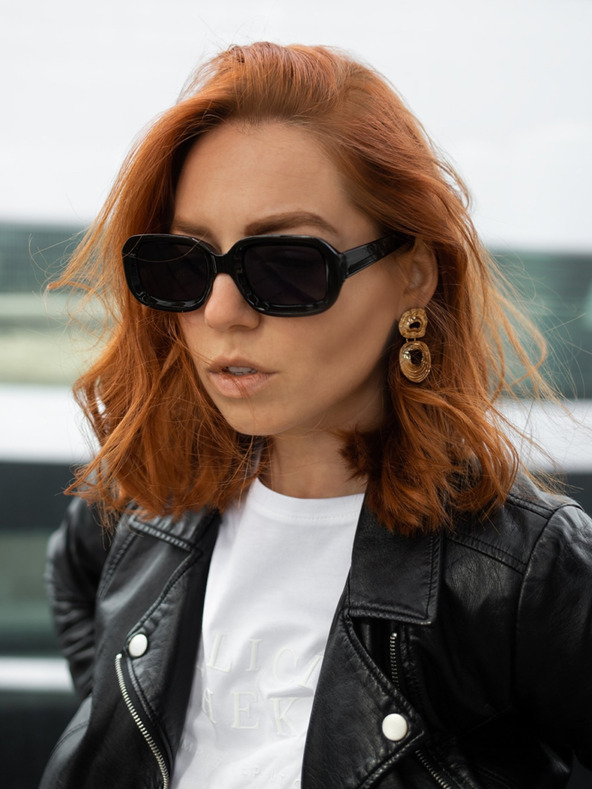 VEYREY VeyRey Napszemüveg Square Helmi Fekete