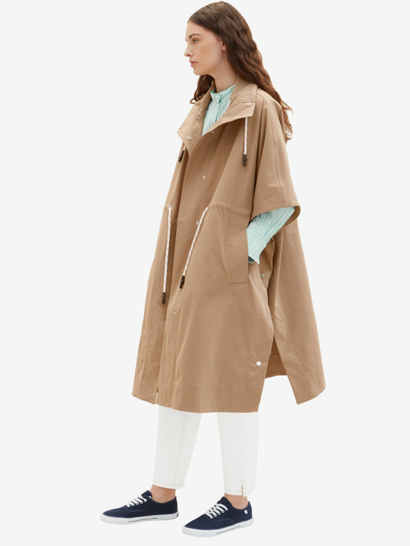 Tom Tailor Barna Tom Tailor női könnyűszerkezetes kabát