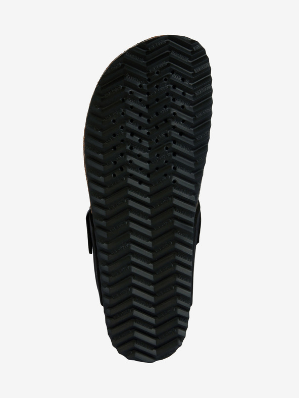 Geox Fekete női bőr flip flop Geox