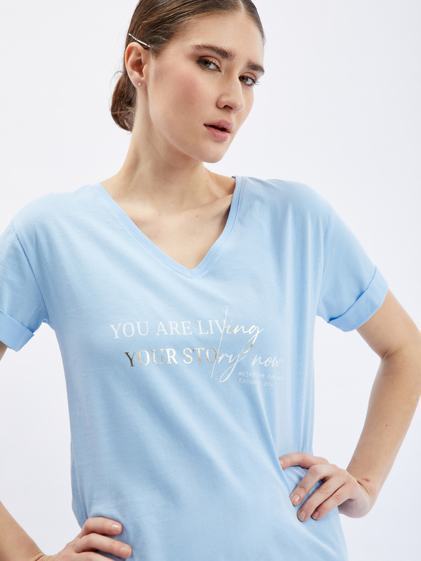 Orsay ORSAY világoskék női póló