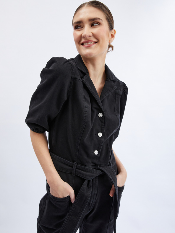 Orsay ORSAY fekete női farmer overall