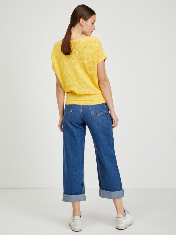 Orsay ORSAY sárga rövidujjú női pulóver