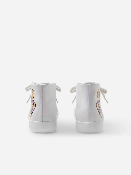 Reima Fehér Reima lányoknak bokára csúszós tornacipő Peace High Top