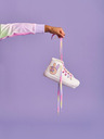 Reima Fehér Reima lányoknak bokára csúszós tornacipő Peace High Top