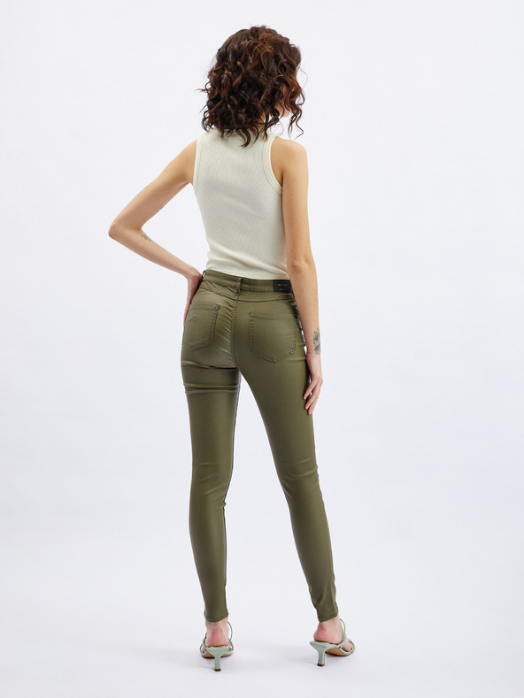 Orsay ORSAY khaki színű skinny fit női nadrág