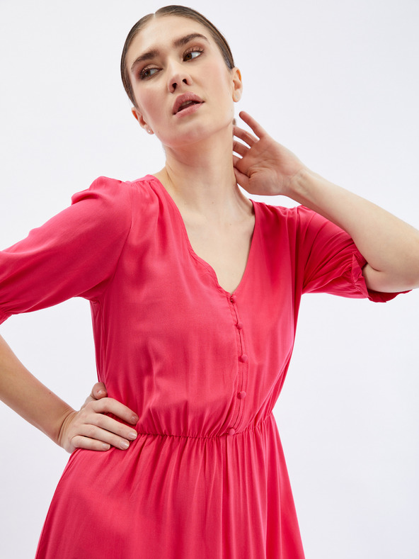 Orsay ORSAY sötétrózsaszín női ruha