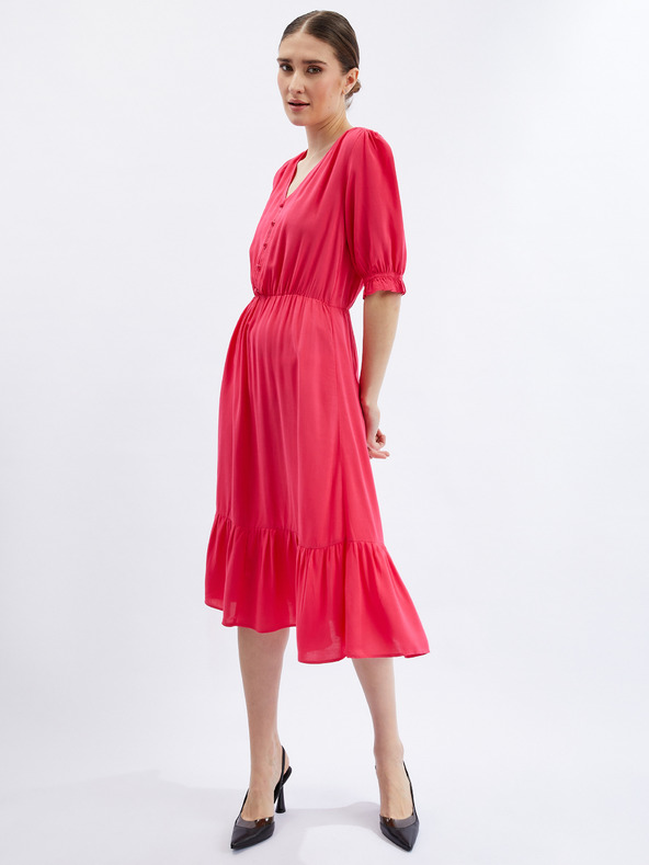 Orsay ORSAY sötétrózsaszín női ruha