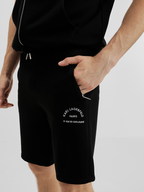 Karl Lagerfeld Fekete férfi melegítőnadrág KARL LAGERFELD