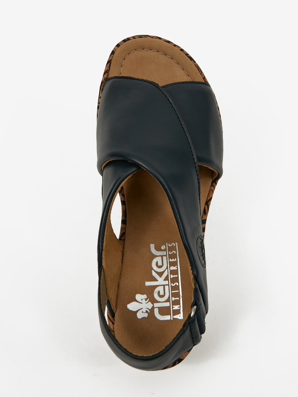 Rieker Sötétkék női ékszandál Rieker