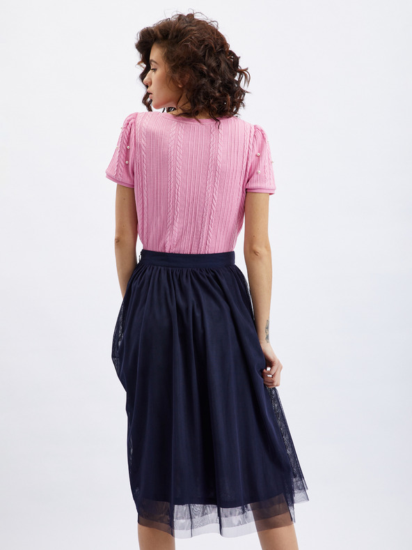 Orsay ORSAY rózsaszín női póló dekoratív részletekkel