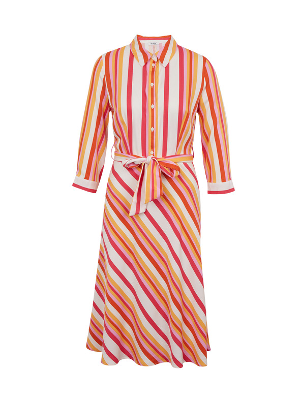 Orsay Piros-narancssárga csíkos ingruha ORSAY hölgyeknek