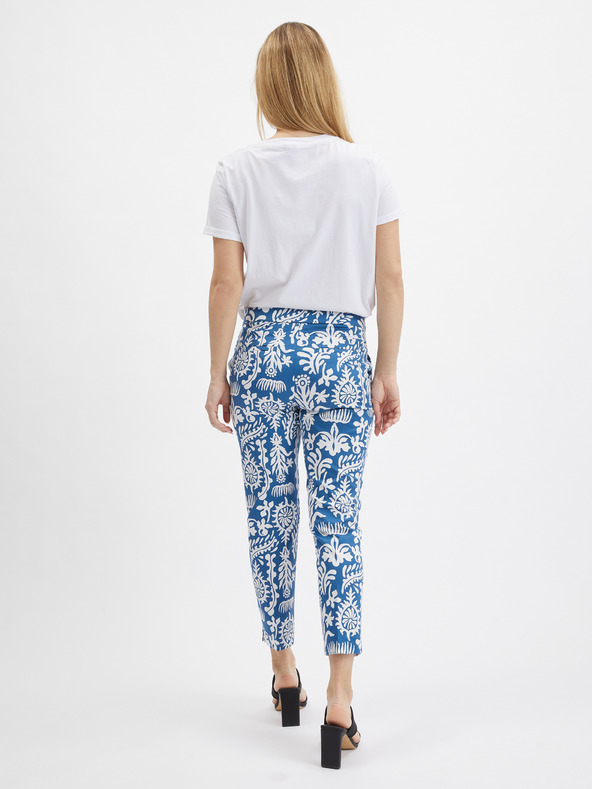Orsay ORSAY fehér-kék női mintás nadrág