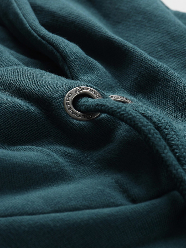 ALPINE PRO Férfi pamut pulóver ALPINE PRO KYTOR zöld