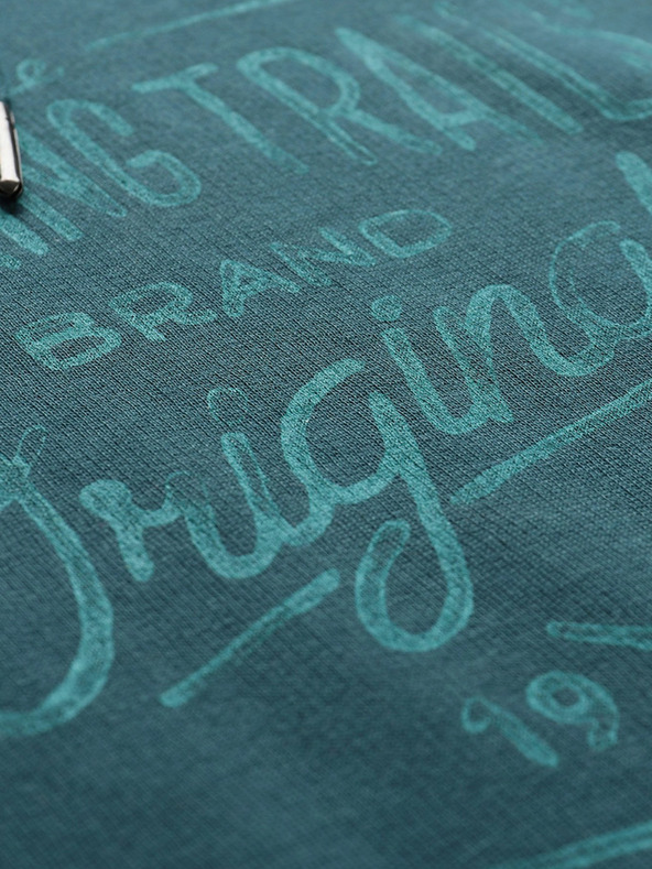 ALPINE PRO Férfi pamut pulóver ALPINE PRO KYTOR zöld