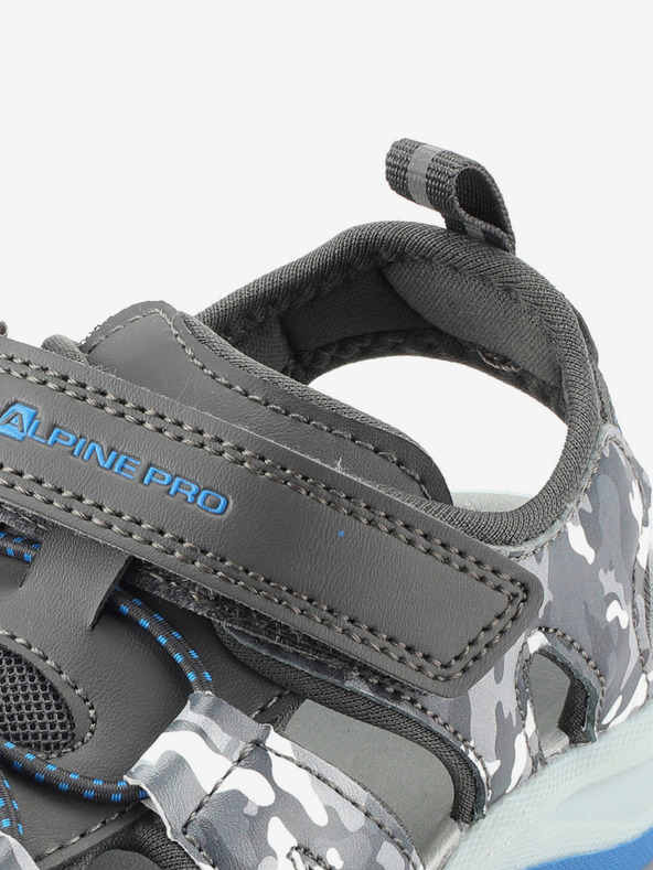 ALPINE PRO Gyerek outdoor szandál ALPINE PRO GROBO szürke