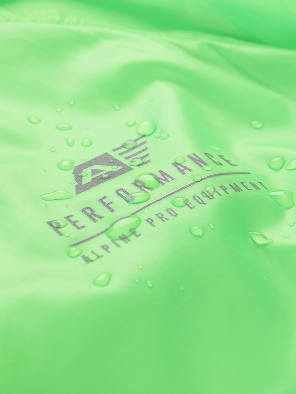 ALPINE PRO Férfi ultrakönnyű kabát vízszigeteléssel ALPINE PRO BIK zöld