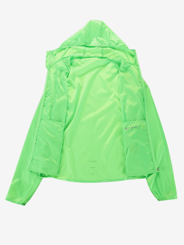 ALPINE PRO Férfi ultrakönnyű kabát vízszigeteléssel ALPINE PRO BIK zöld
