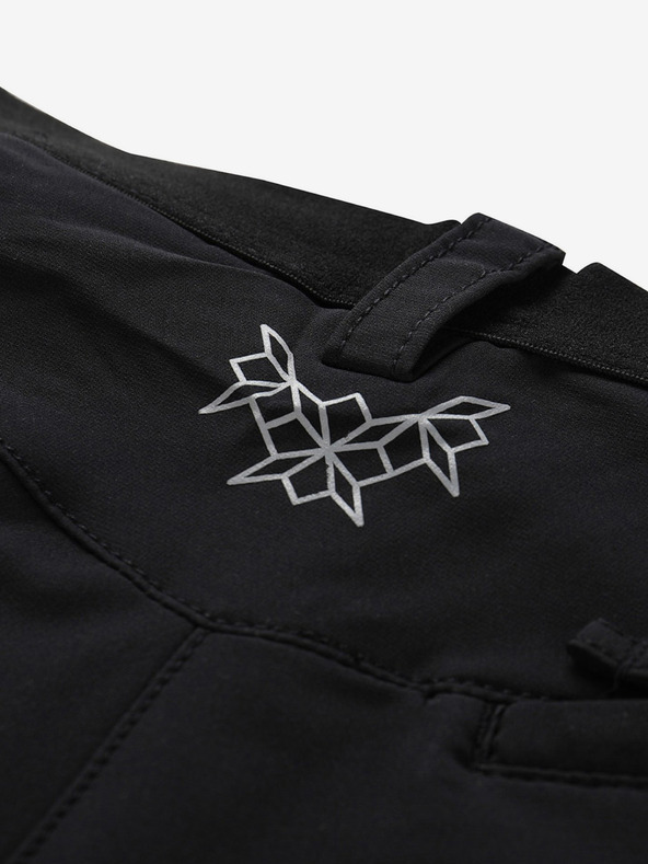 ALPINE PRO Női softshell capri ALPINE PRO WEDERA fekete